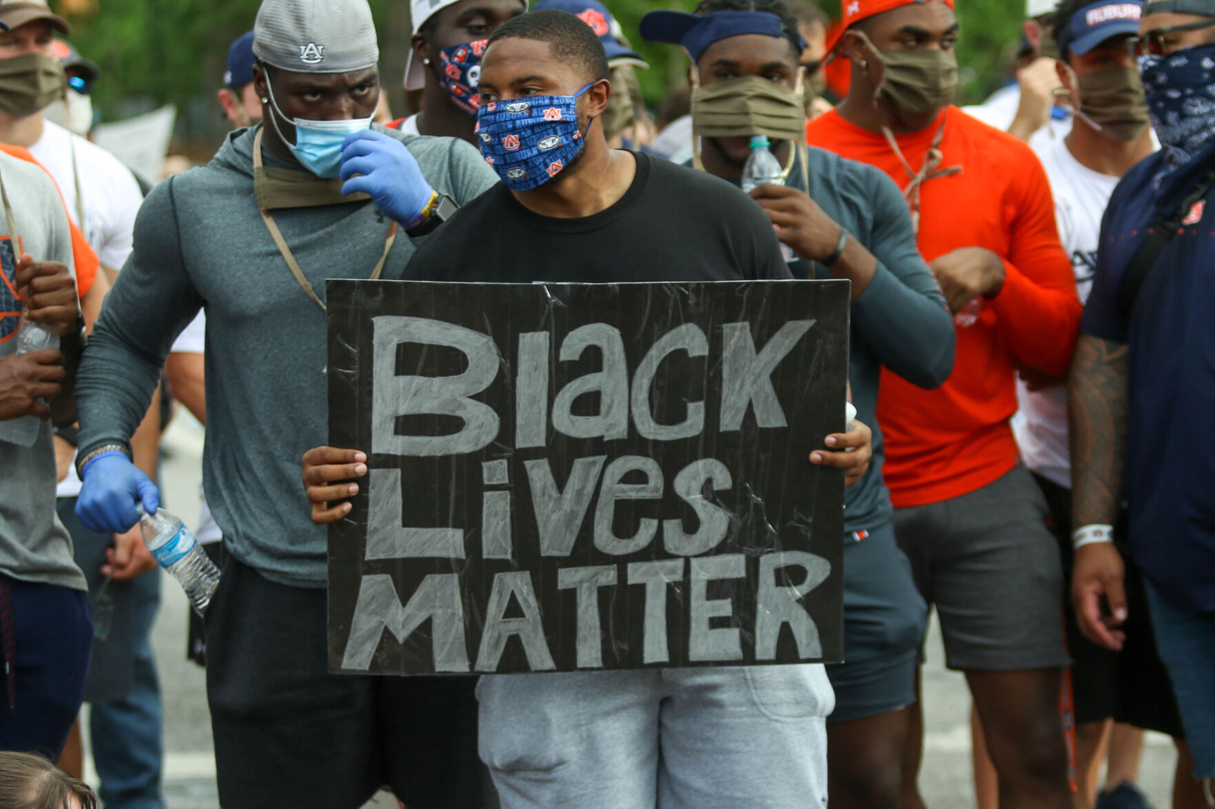 Auburn Students & Community for Change protest and march